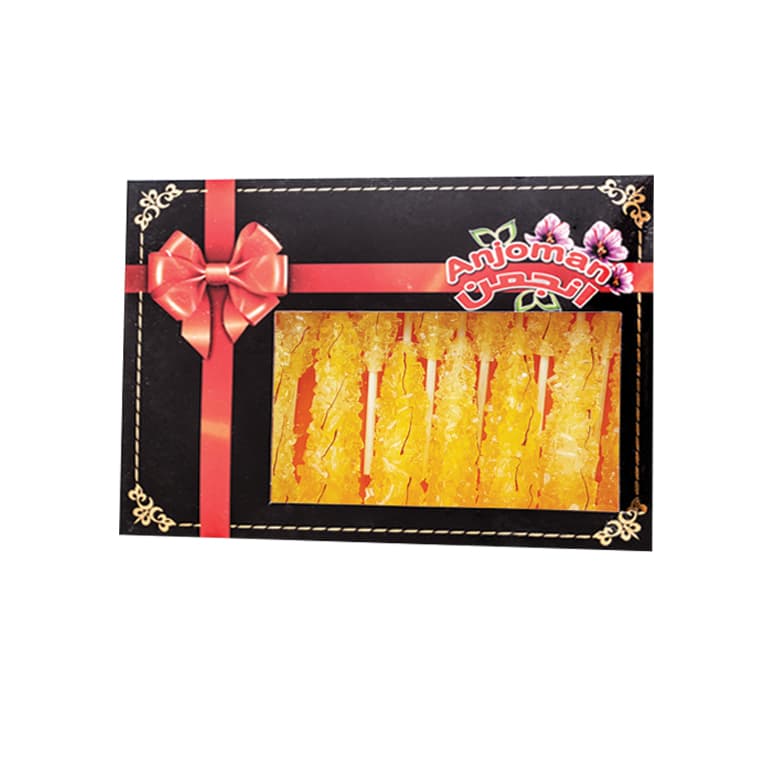 Rock Candy with Stick (Saffron) /500g